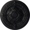 Ekena Millwork Vincent Ceiling Medallion (Fits Canopies up to 6"), Hand-Painted Steel Gray, 26"OD x 3"P CM26VISGS - alternate 1